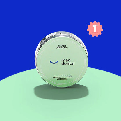 Mad Dental Care – Dentist-Approved Teeth Whitening Powder